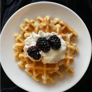 Ягодные вафли